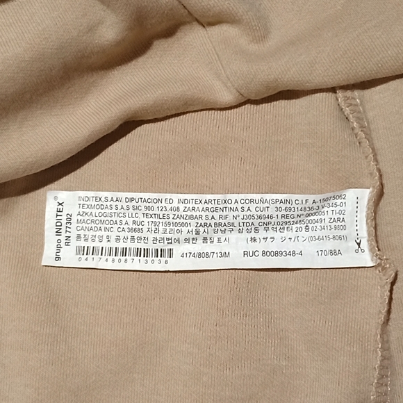 Zara Women's Oversized Turtleneck Cream Sweater Dress - Picture 16 of 16